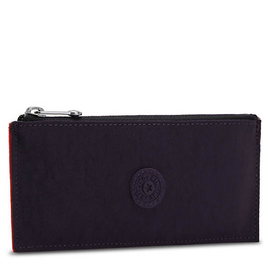 Kipling Brion Card Case Çanta Mavi Kırmızı Gümüş | TR 1167QM